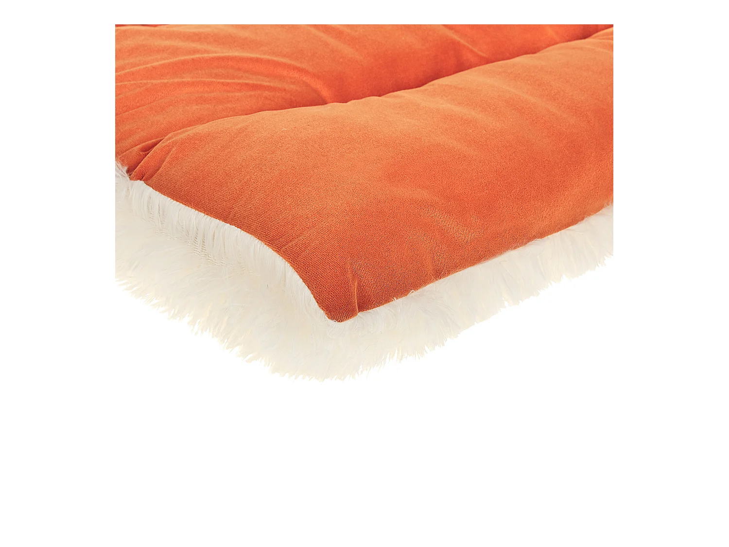 Cama para mascotas ERGANI Terciopelo Naranja