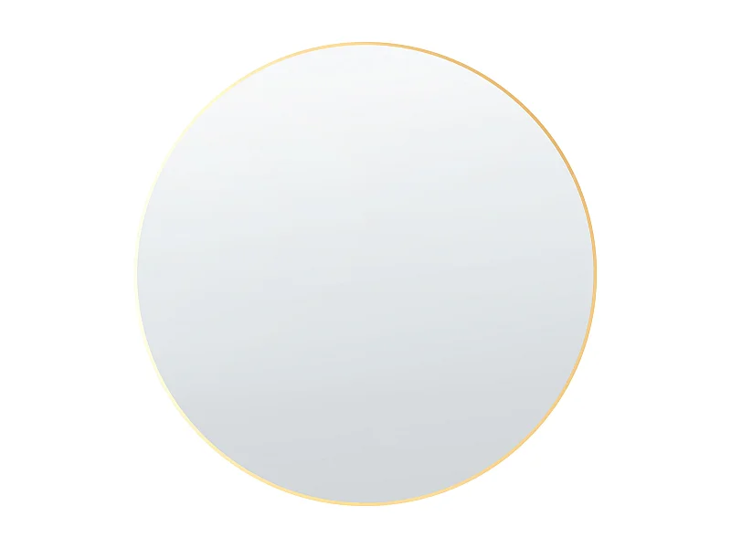 Specchio ANNEMASSE 80 cm 80 cm Metallo Oro