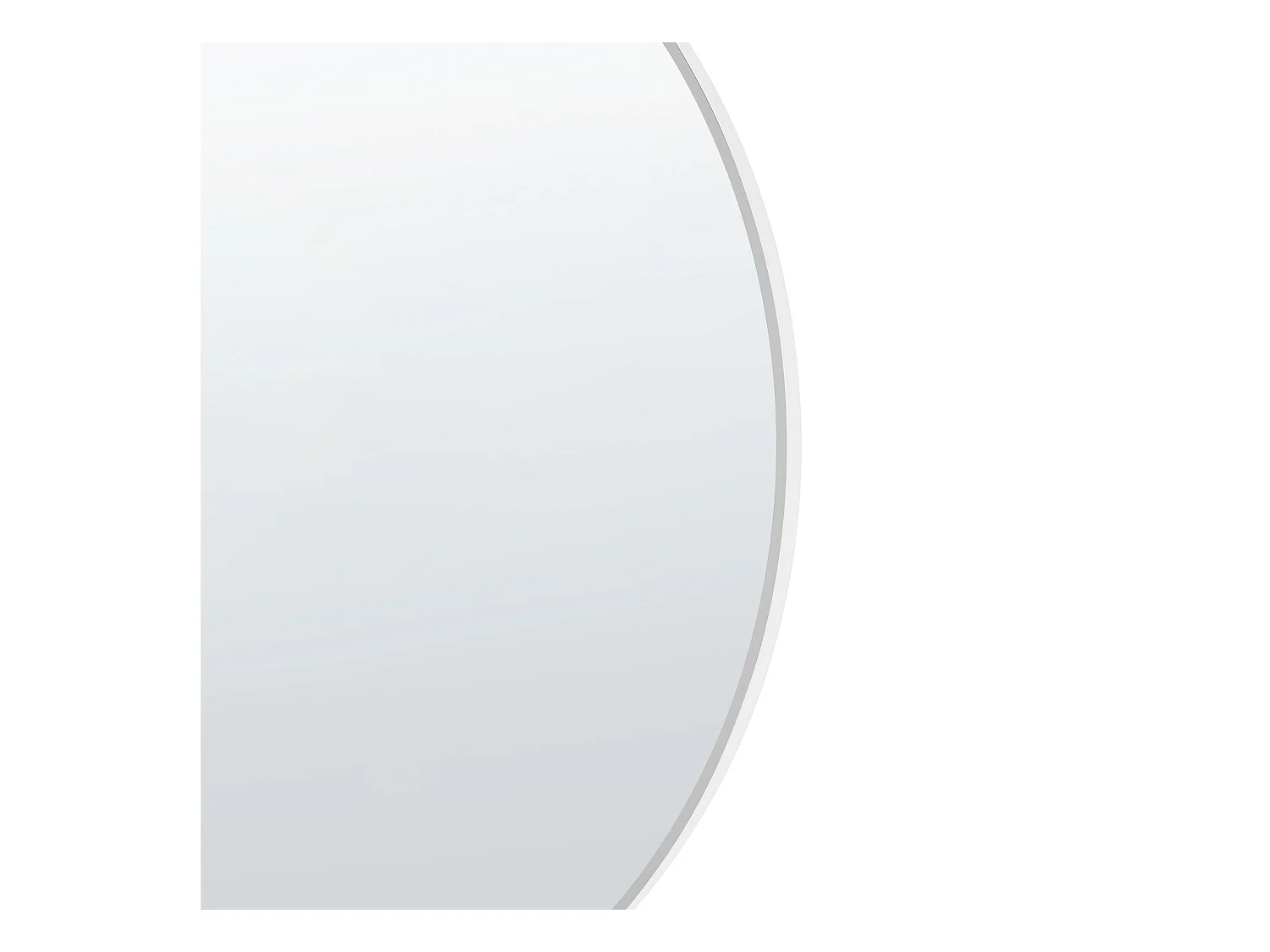 Miroir ANNEMASSE 80 cm 80 cm Métal Argenté