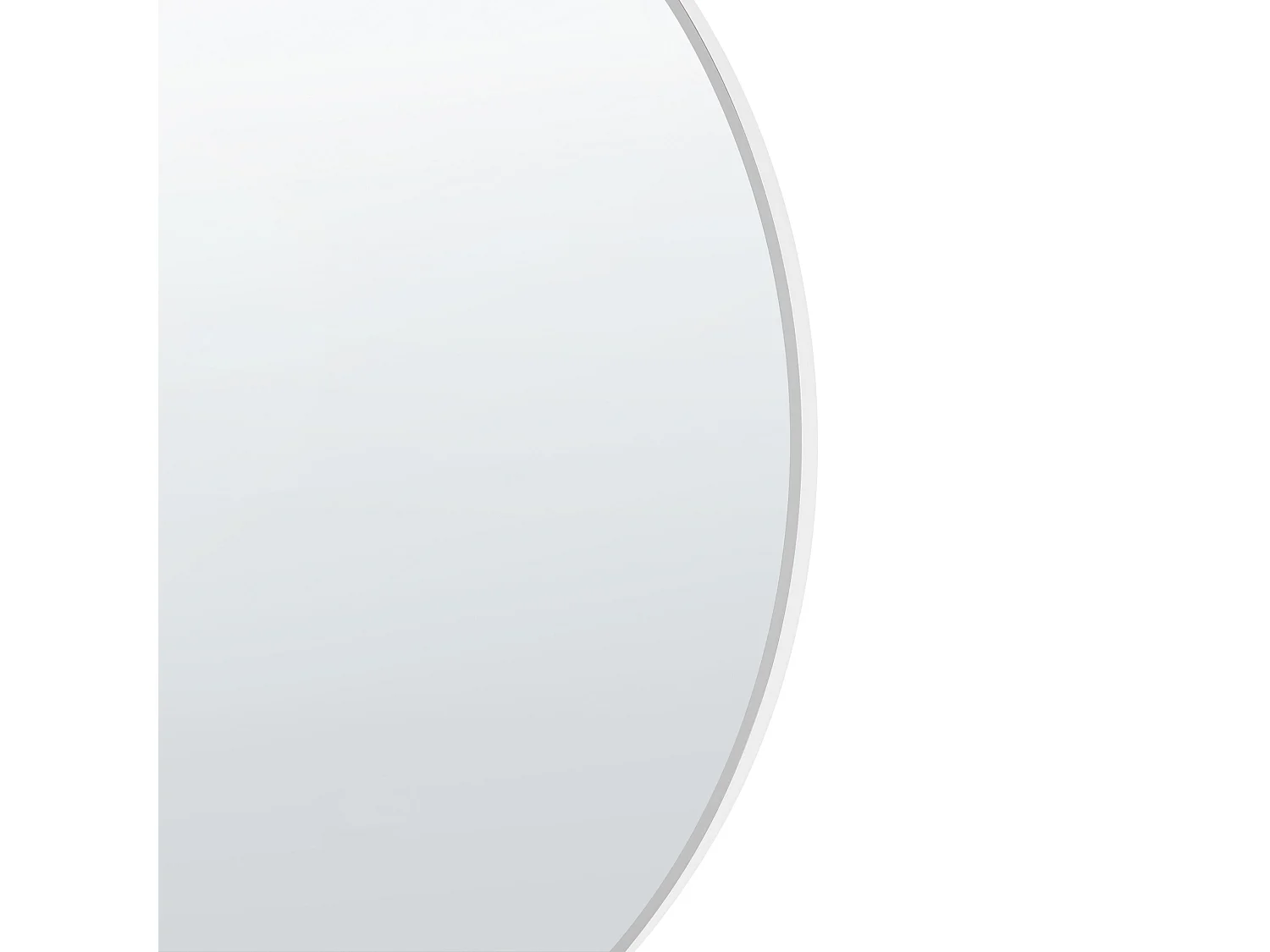 Miroir ANNEMASSE 80 cm 80 cm Métal Argenté