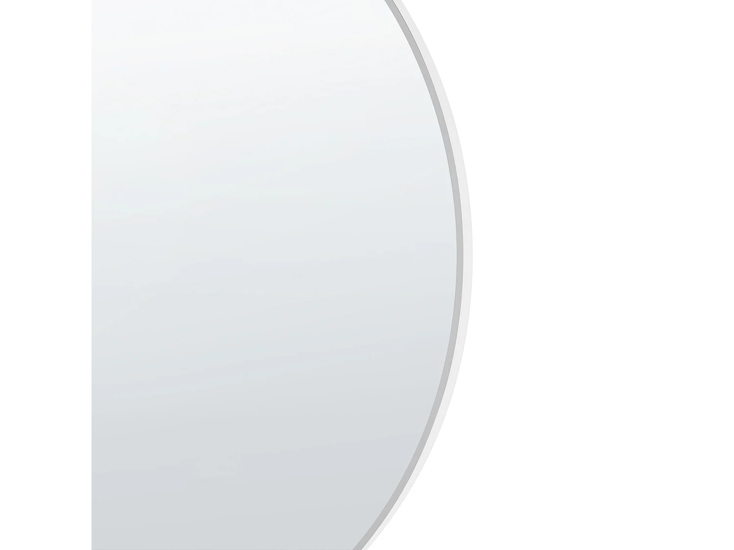 Miroir ANNEMASSE 80 cm 80 cm Métal Argenté