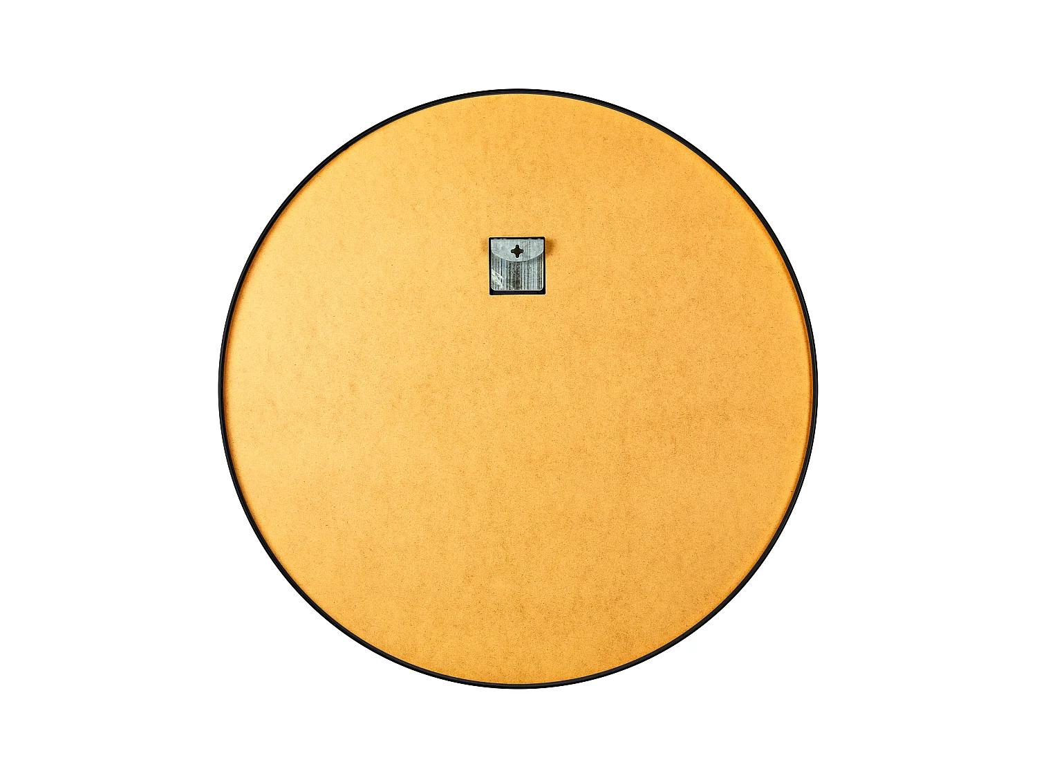 Wandspiegel ANNEMASSE 80 cm 80 cm Metaal Zwart