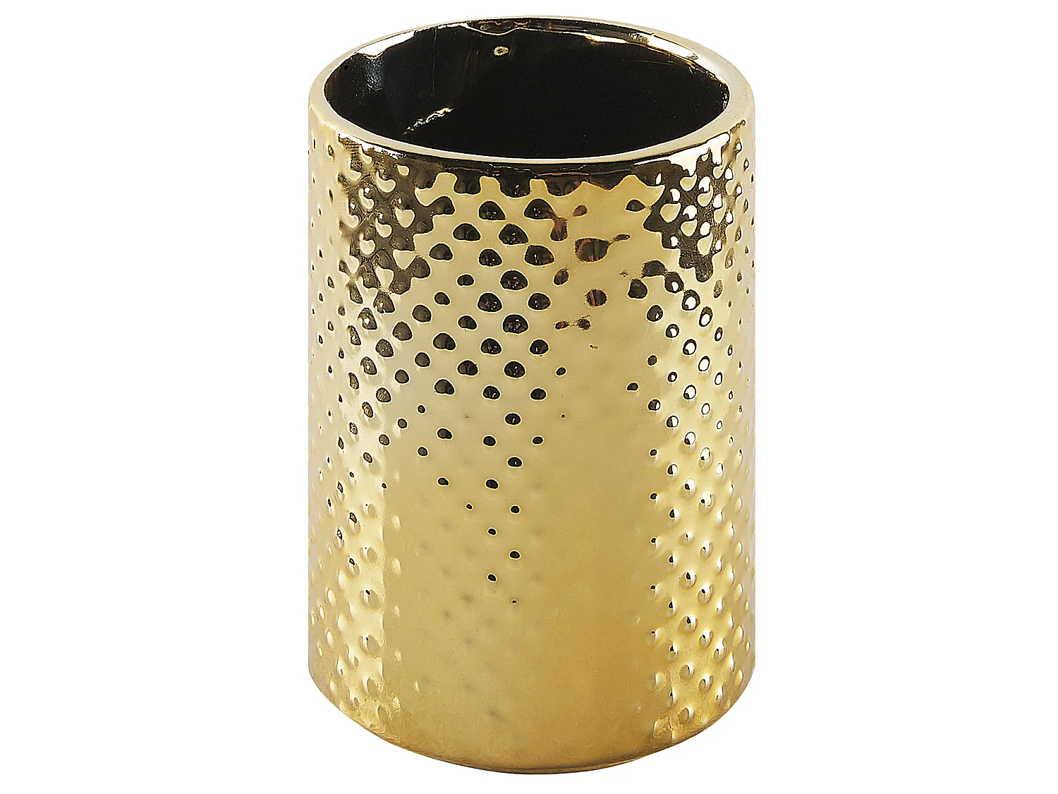 Set de 4 accessoires de salle de bain CUMANA Céramique Doré