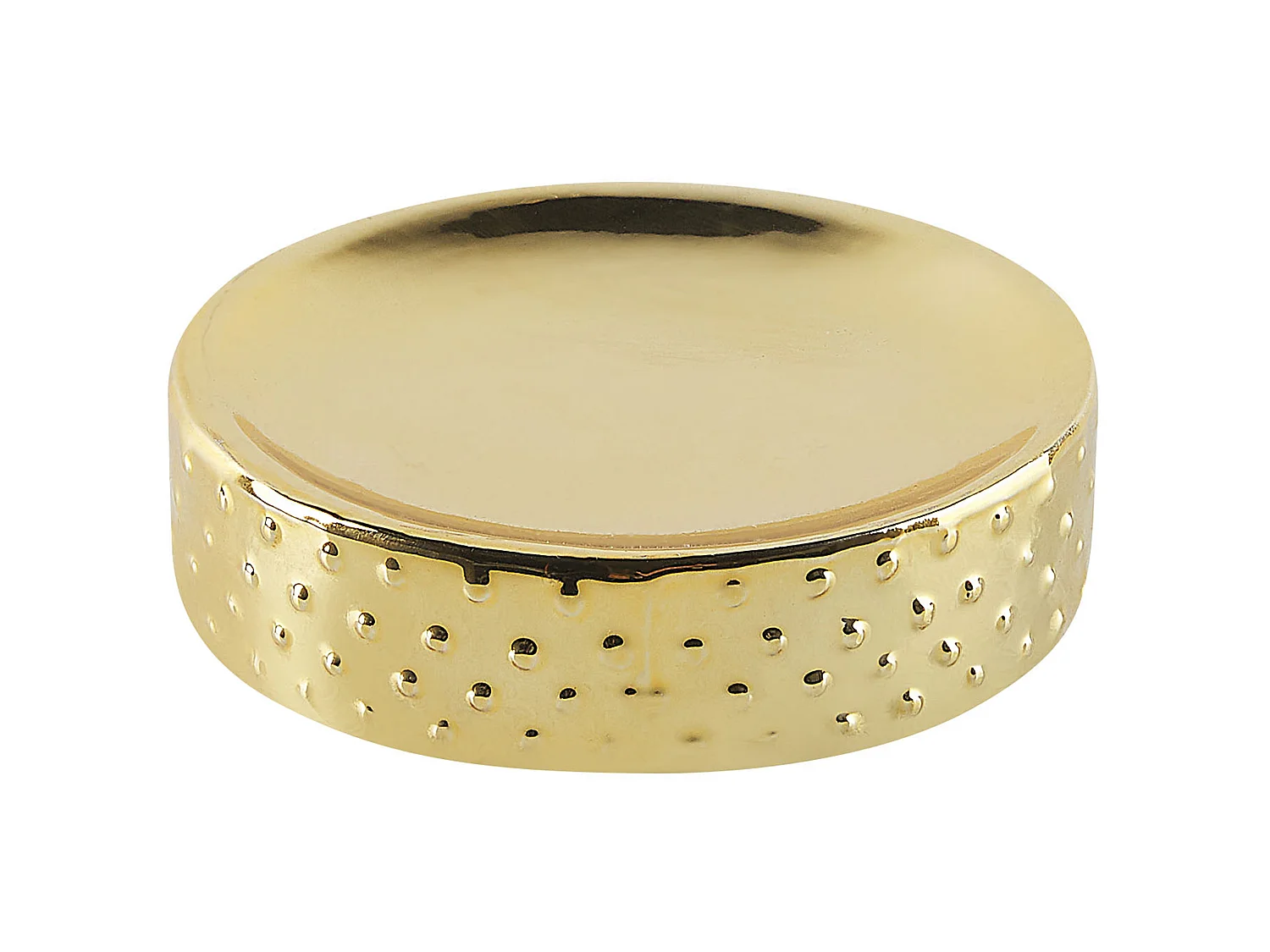 Set de 4 accessoires de salle de bain CUMANA Céramique Doré