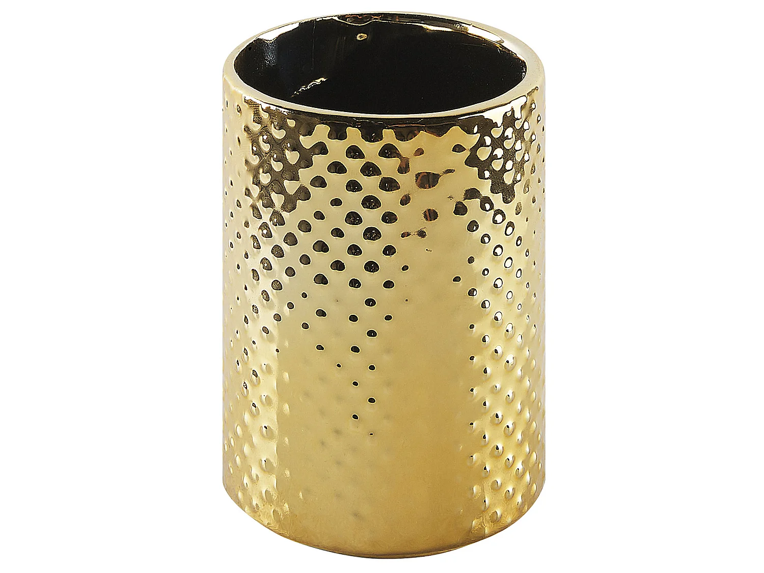 Set de 4 accessoires de salle de bain CUMANA Céramique Doré