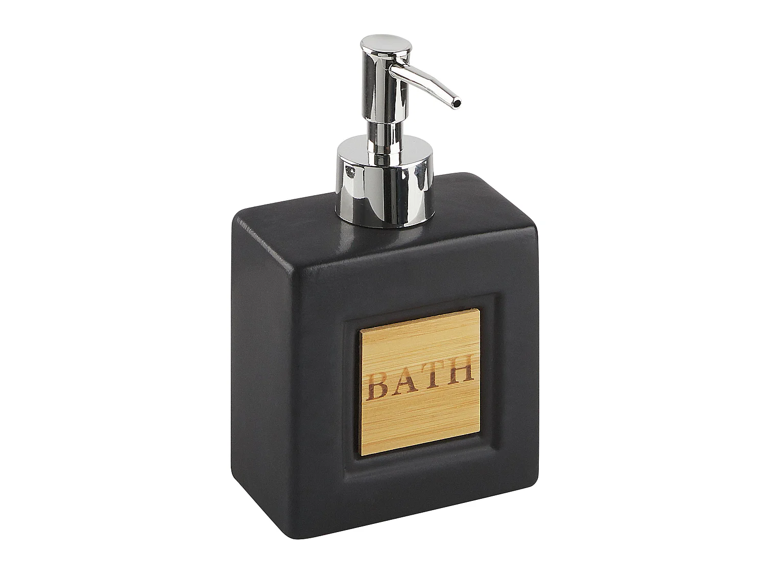 Conjunto de 4 accesorios de baño KOUROU Cerámica Negro