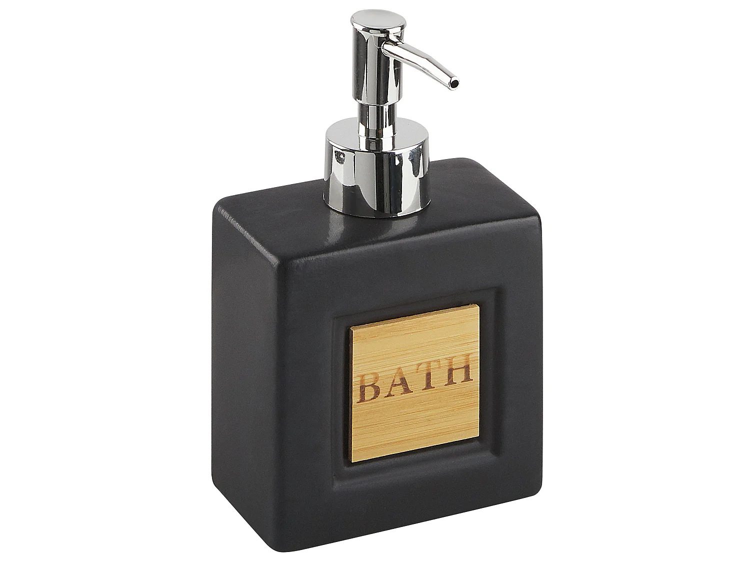 Set de 4 accessoires de salle de bain KOUROU Céramique Noir