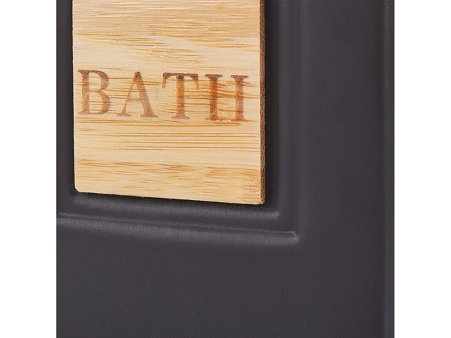 Set de 4 accessoires de salle de bain KOUROU Céramique Noir