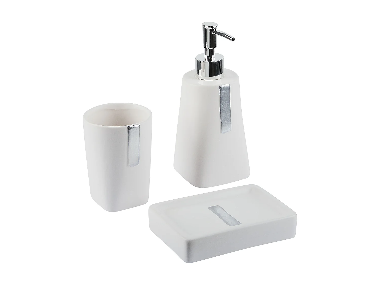 3-delige badkameraccessoireset SONANA Keramiek Lichtbeige