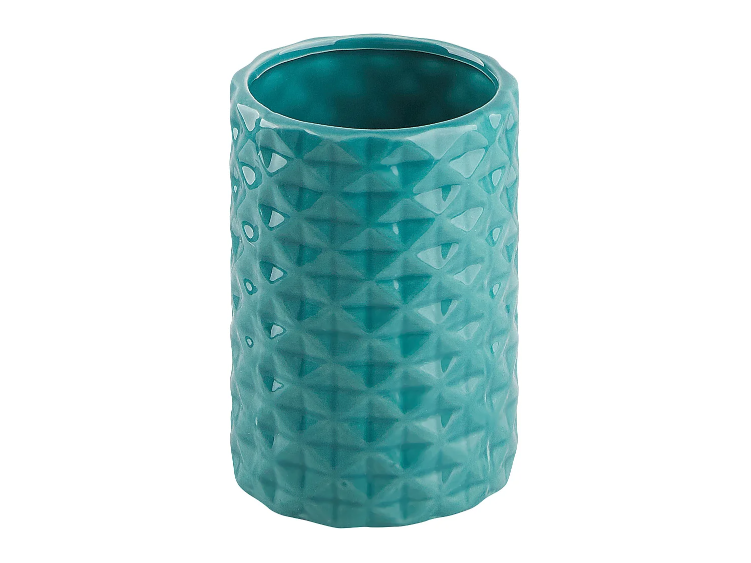 Set de 4 accessoires de salle de bain GUATIRE Céramique Turquoise