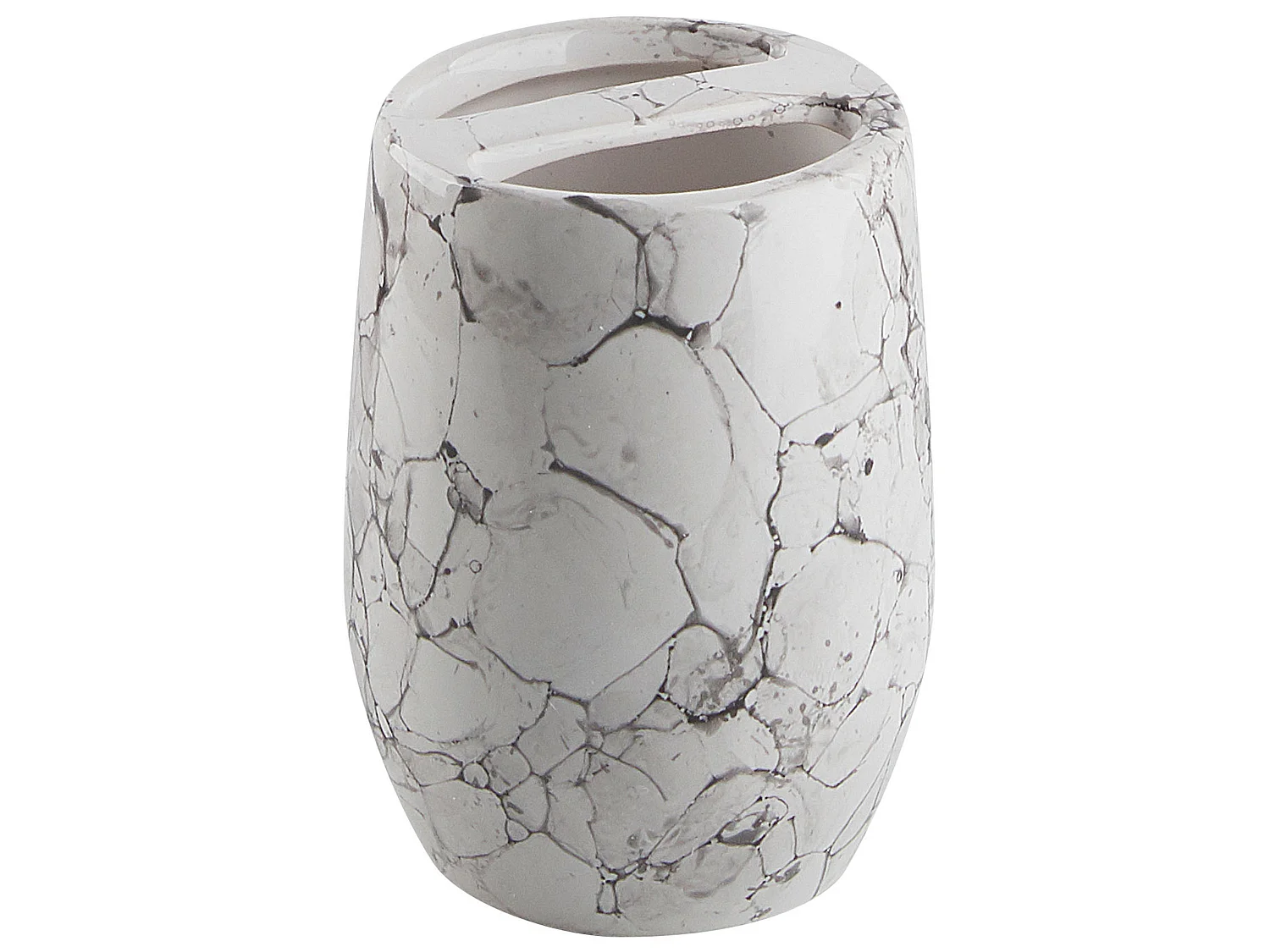 Badaccessoires Set 6-teilig CALLELA Keramik Weiss