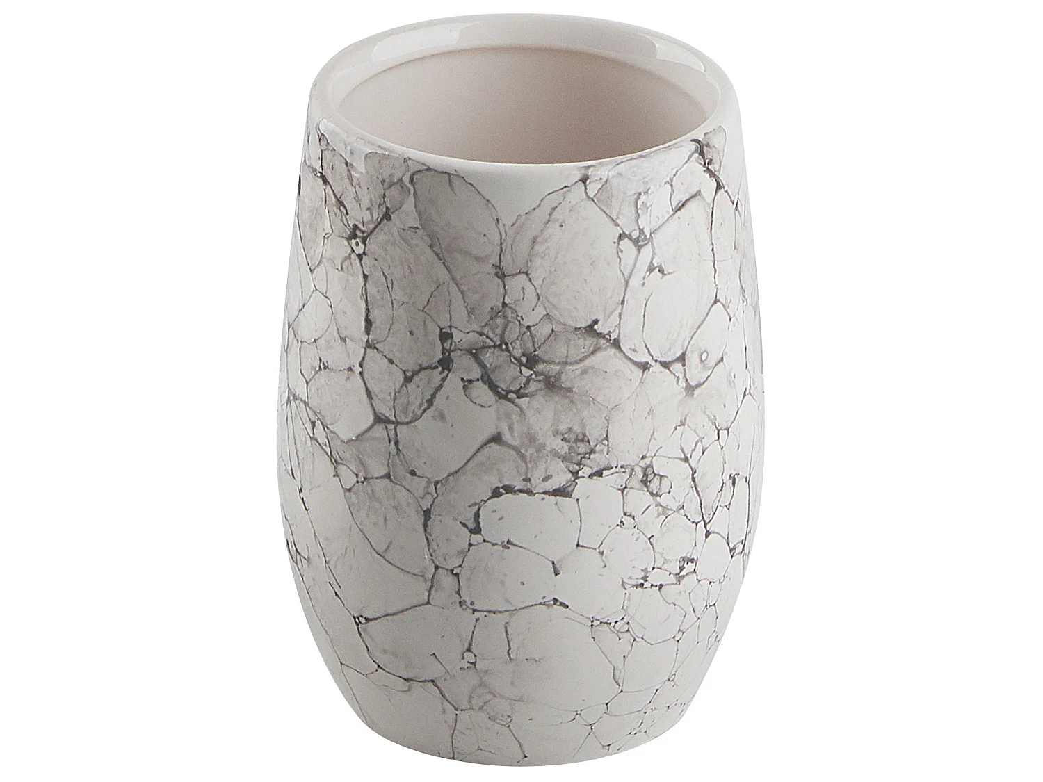 Badaccessoires Set 6-teilig CALLELA Keramik Weiss