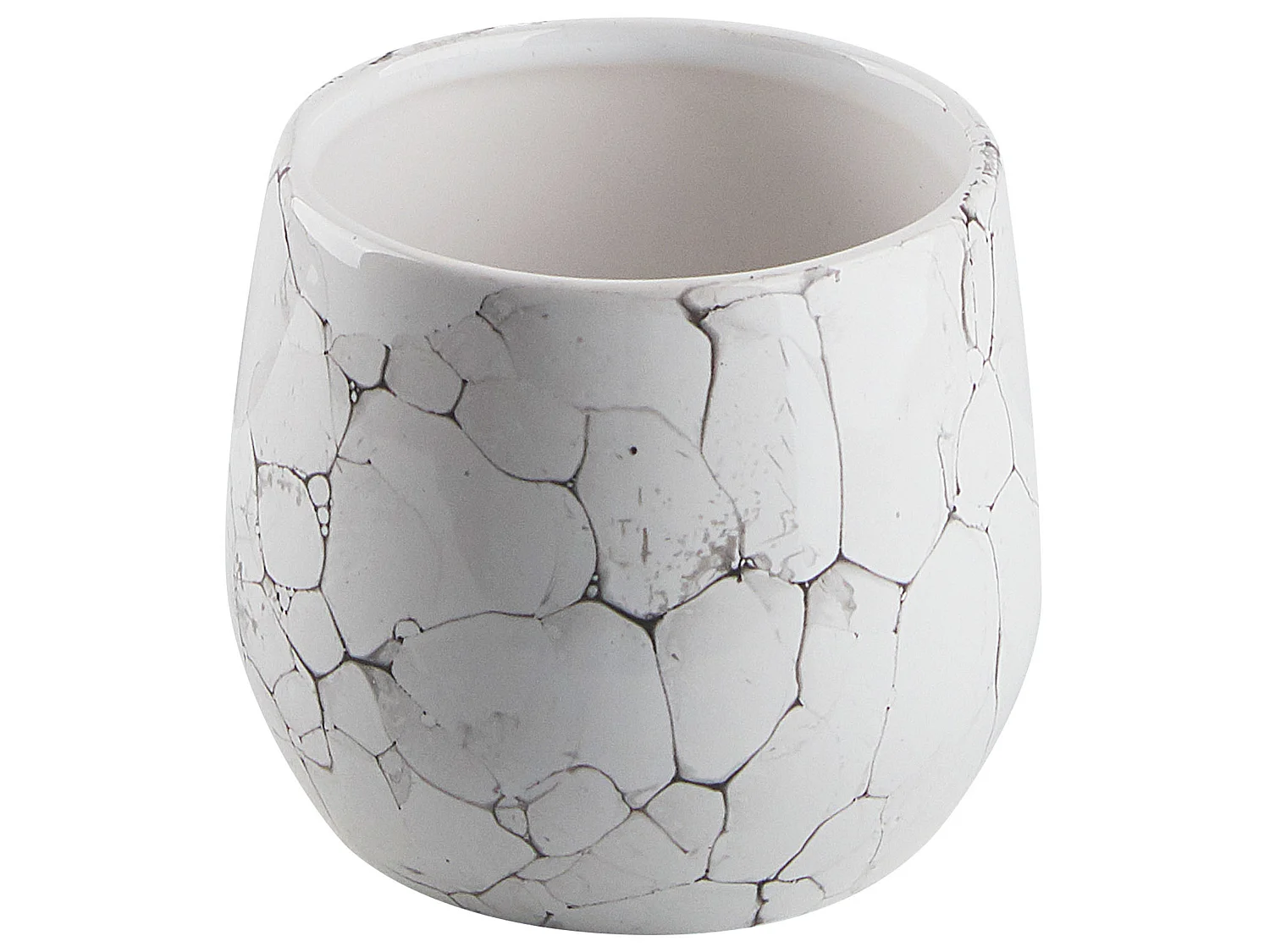 Badaccessoires Set 6-teilig CALLELA Keramik Weiss