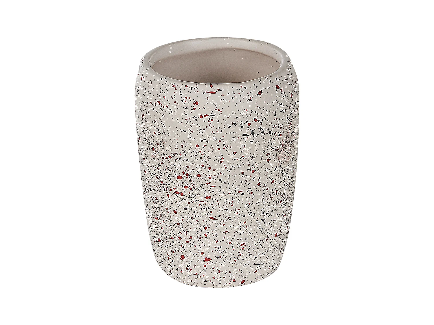 Conjunto de 6 accesorios de baño PALMILLA Cerámica Blanco crema