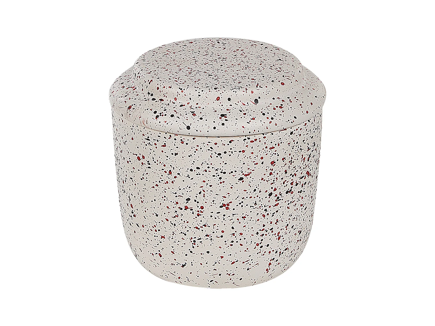 Conjunto de 6 accesorios de baño PALMILLA Cerámica Blanco crema