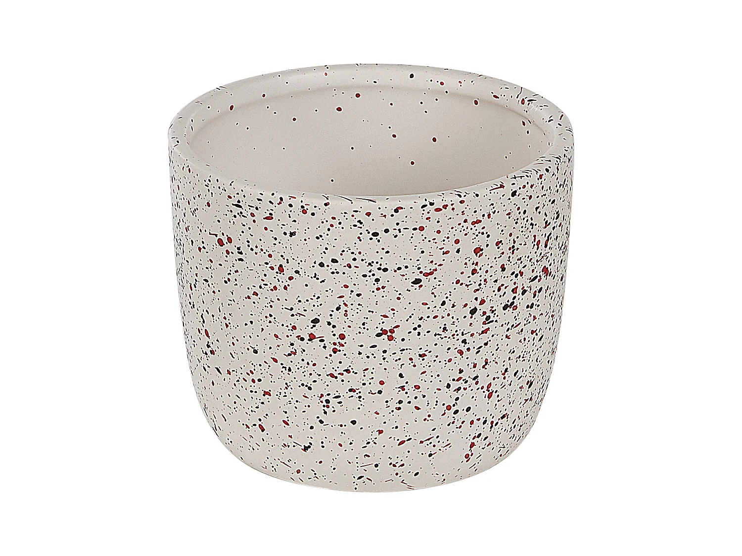 Conjunto de 6 accesorios de baño PALMILLA Cerámica Blanco crema