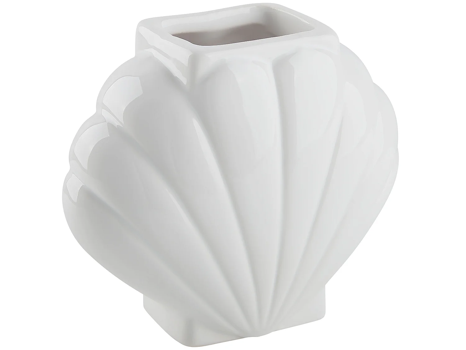 Conjunto de 3 accesorios de baño SHELL Cerámica Blanco