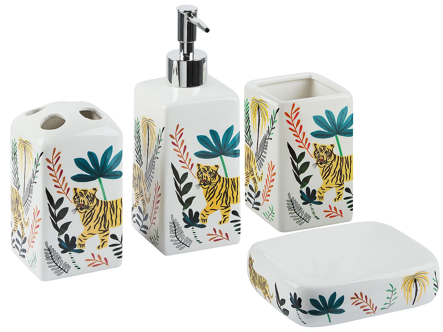 Set de 4 accessoires de salle de bain CODAZZI Céramique Multicolore