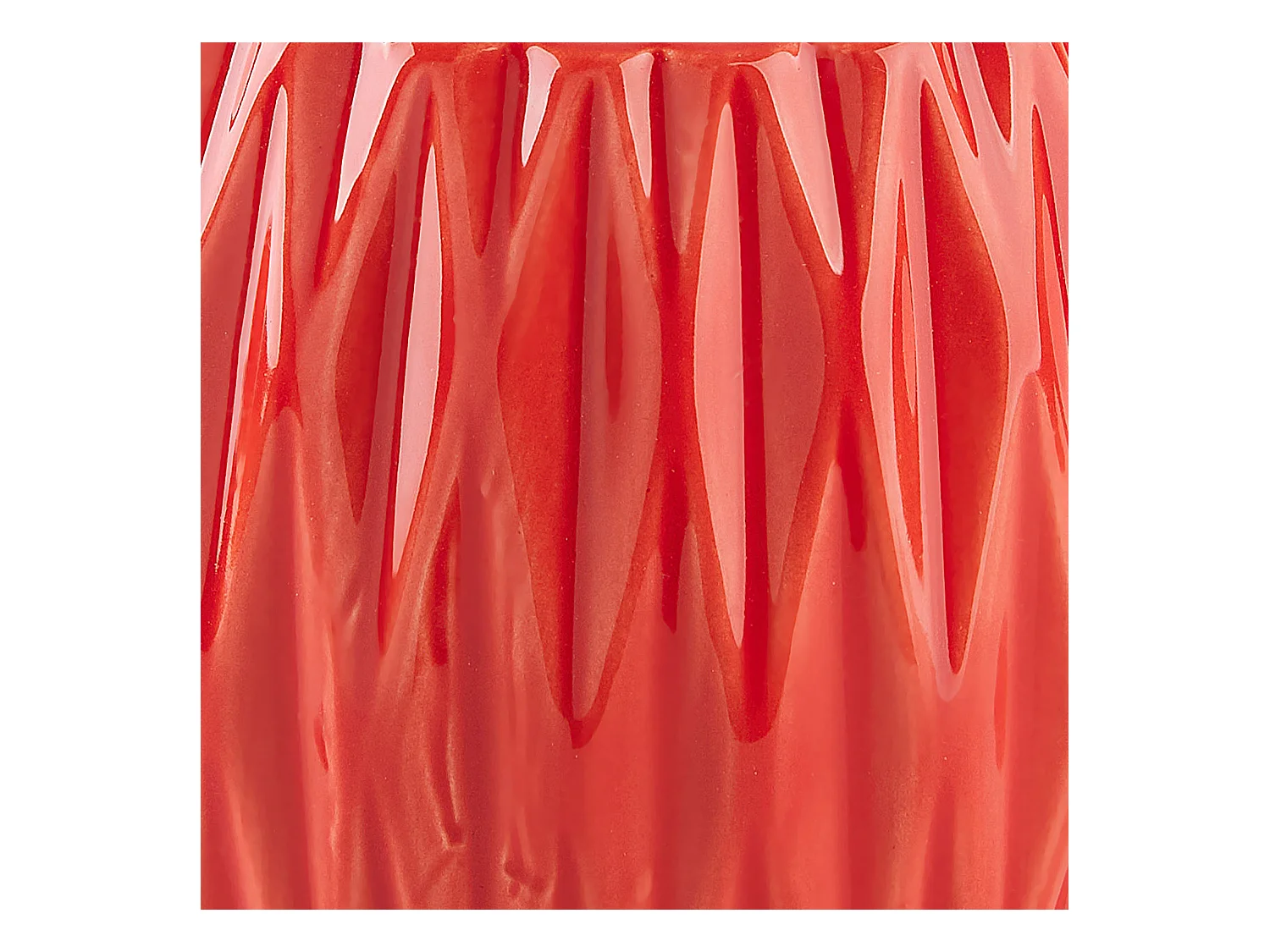 Conjunto de 3 acessórios para a casa de banho BELEM Cerâmica Vermelho