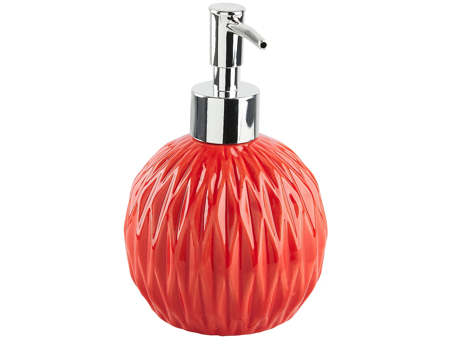 Set de 3 accessoires de salle de bain BELEM Céramique Rouge