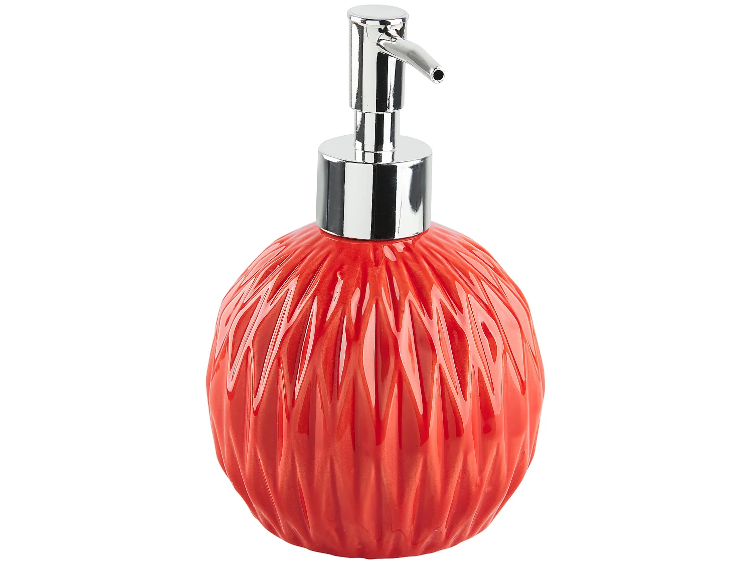 Conjunto de 3 acessórios para a casa de banho BELEM Cerâmica Vermelho