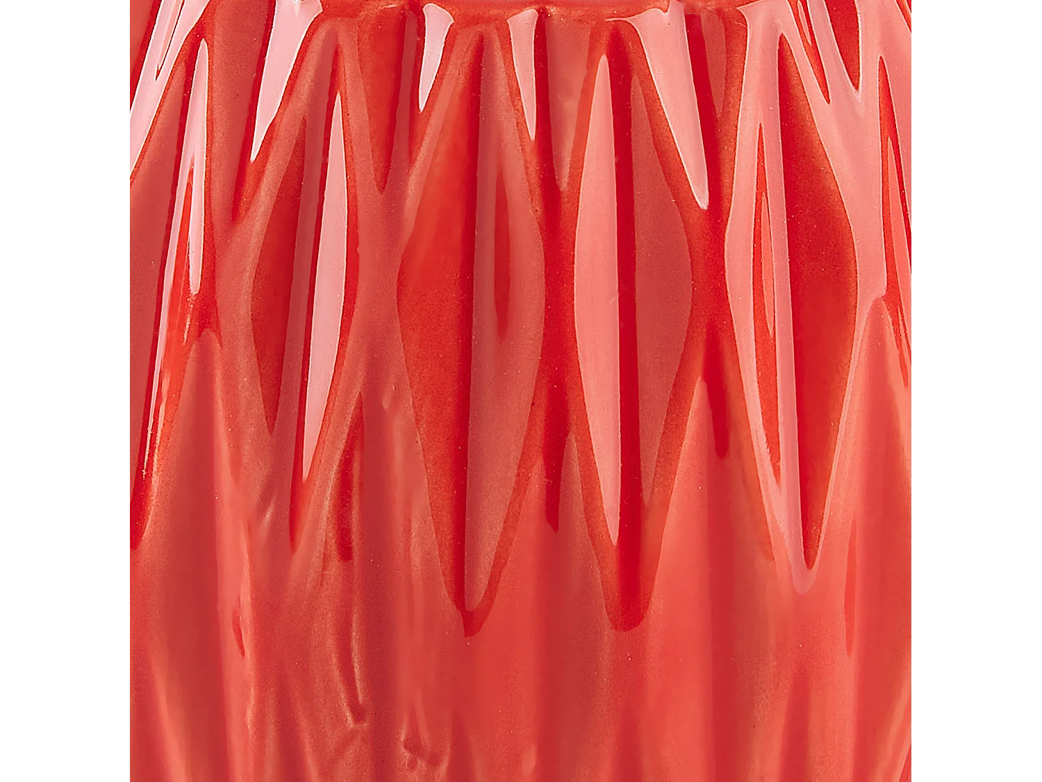 Conjunto de 3 acessórios para a casa de banho BELEM Cerâmica Vermelho