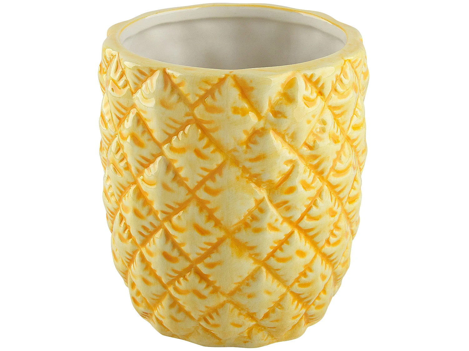 Set da 4 accessori per il bagno MAICAO Ceramica Giallo