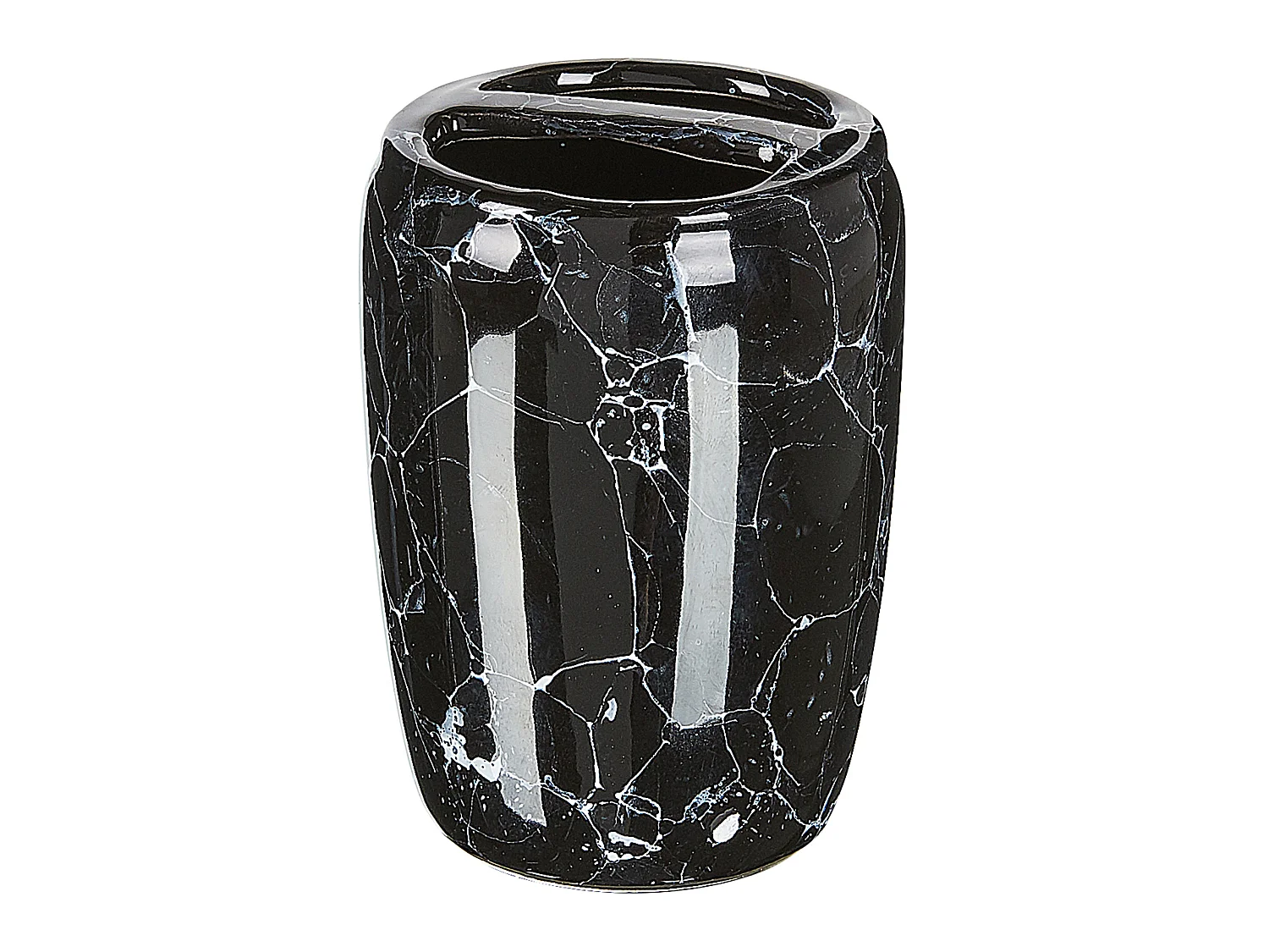 Set da 6 accessori per il bagno PALMILLA Ceramica Nero