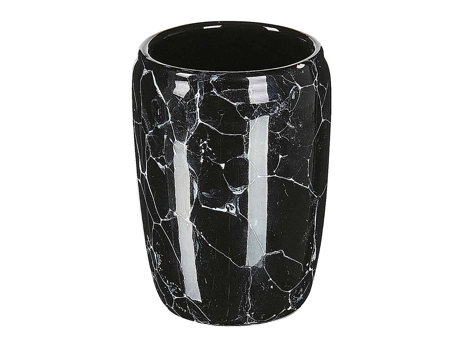 Set da 6 accessori per il bagno PALMILLA Ceramica Nero