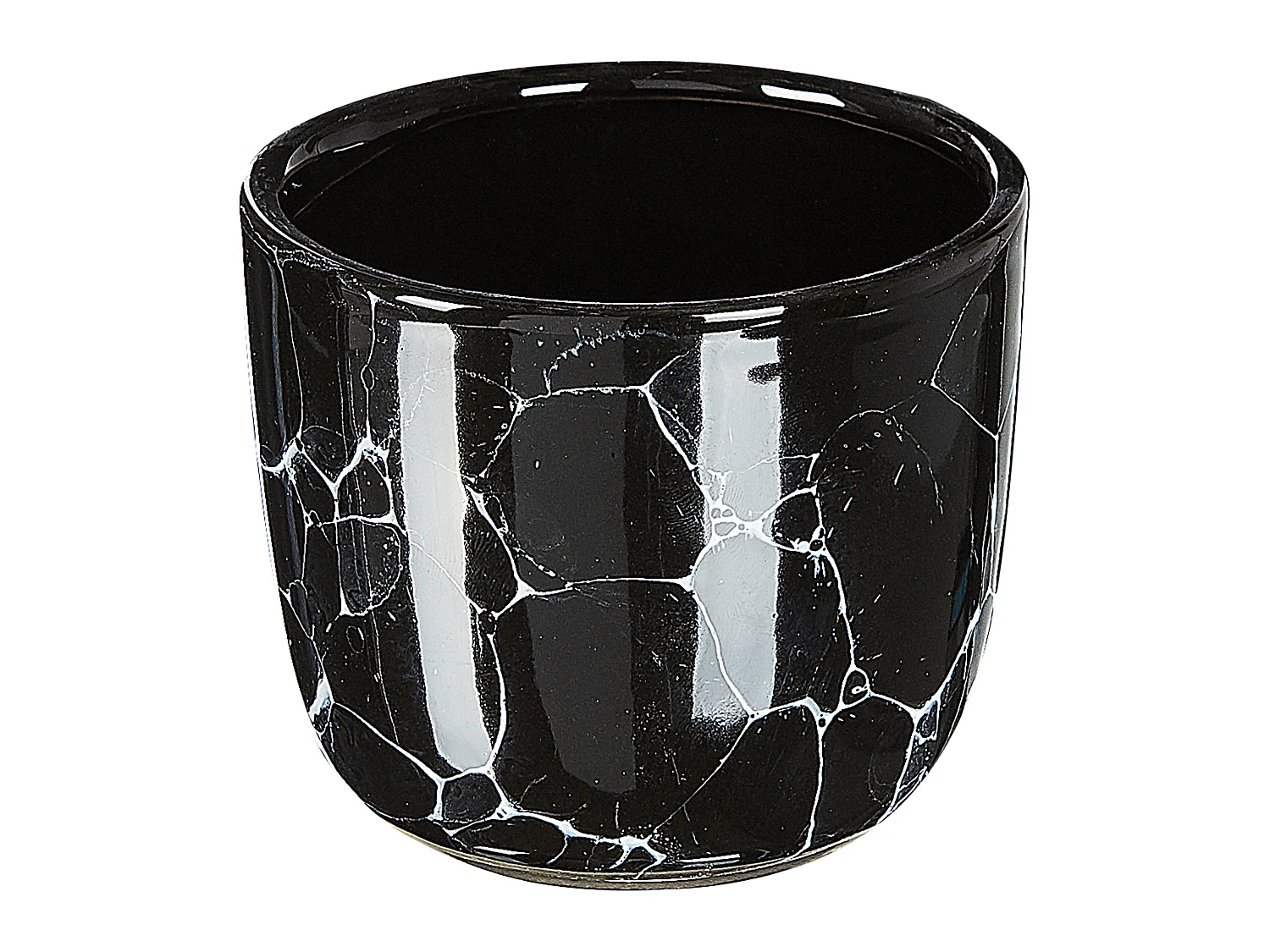 Set da 6 accessori per il bagno PALMILLA Ceramica Nero