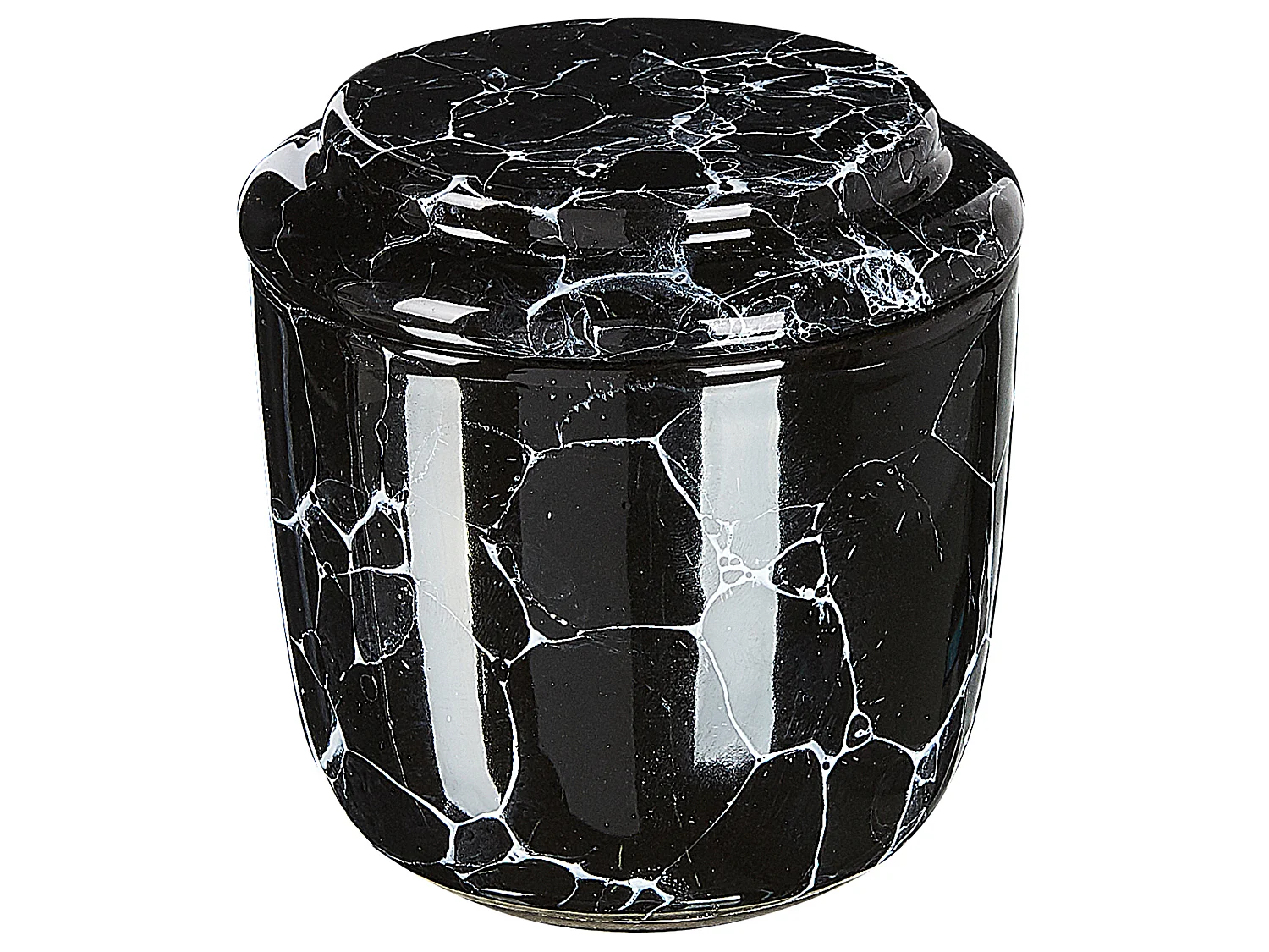 Conjunto de 6 accesorios de baño PALMILLA Cerámica Negro