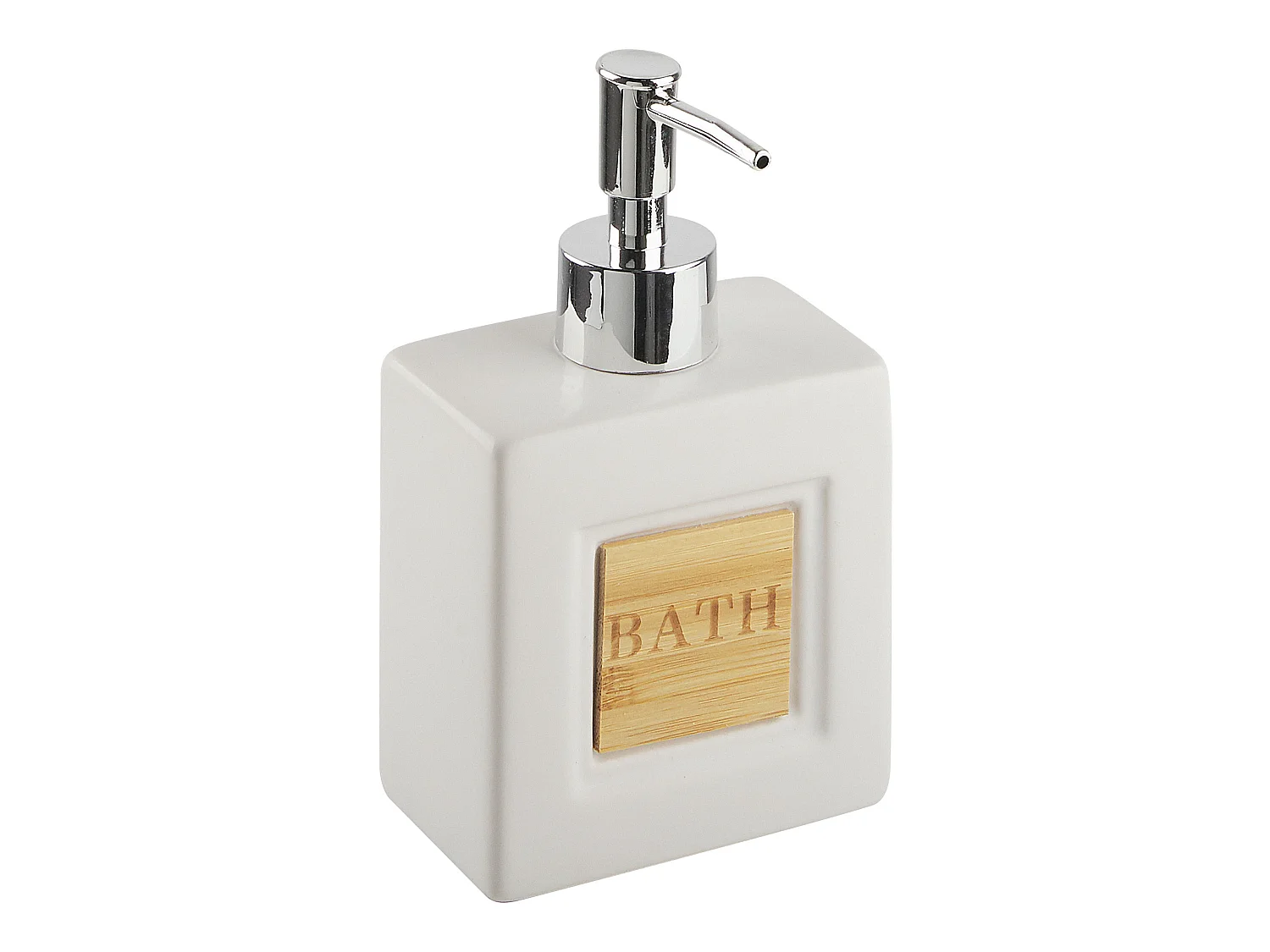 Conjunto de 4 acessórios para a casa de banho KOUROU Cerâmica Creme