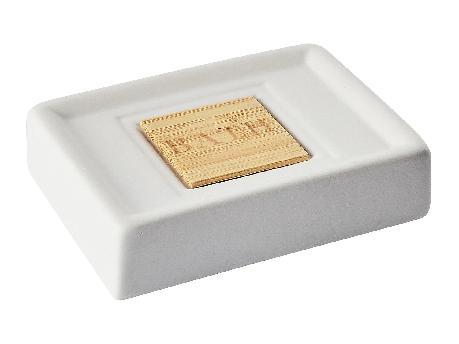 Conjunto de 4 acessórios para a casa de banho KOUROU Cerâmica Creme