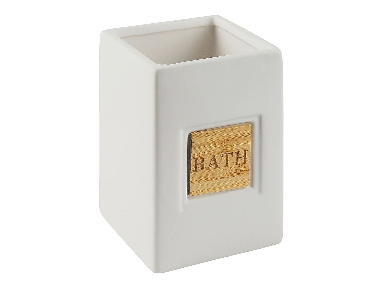 Badaccessoires Set 4-teilig KOUROU Keramik Beige