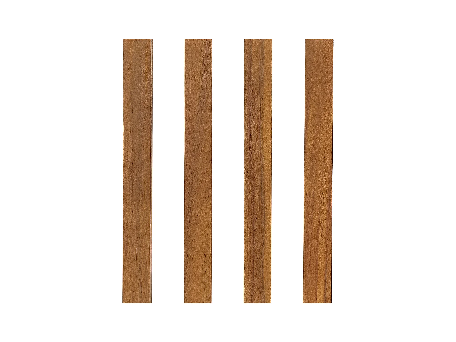 Schaukelstuhl Akazienholz heller Holzfarbton rustikal Indoor und Outdoor Bojano