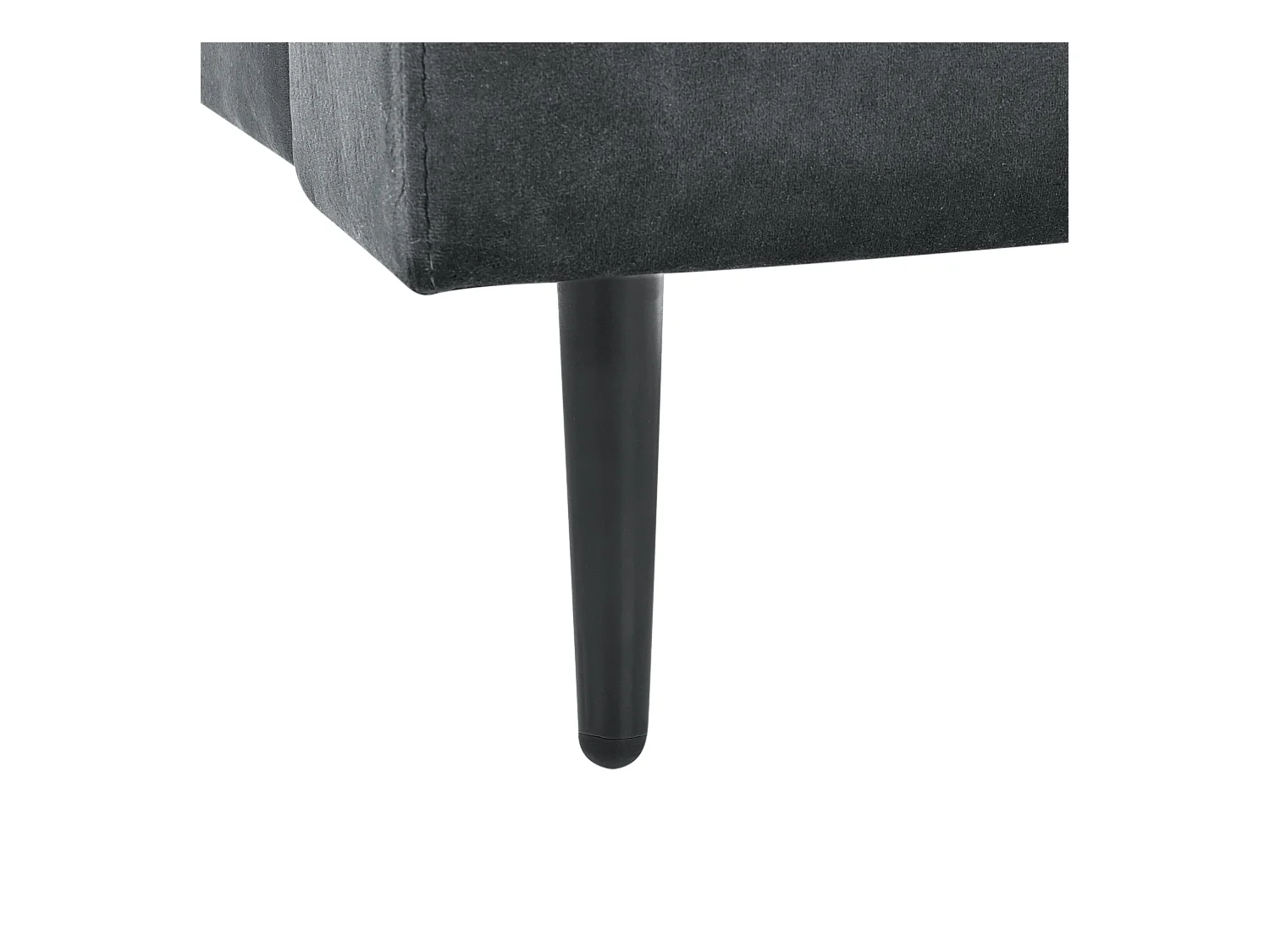 Chaise longue GUERET Velluto Grigio