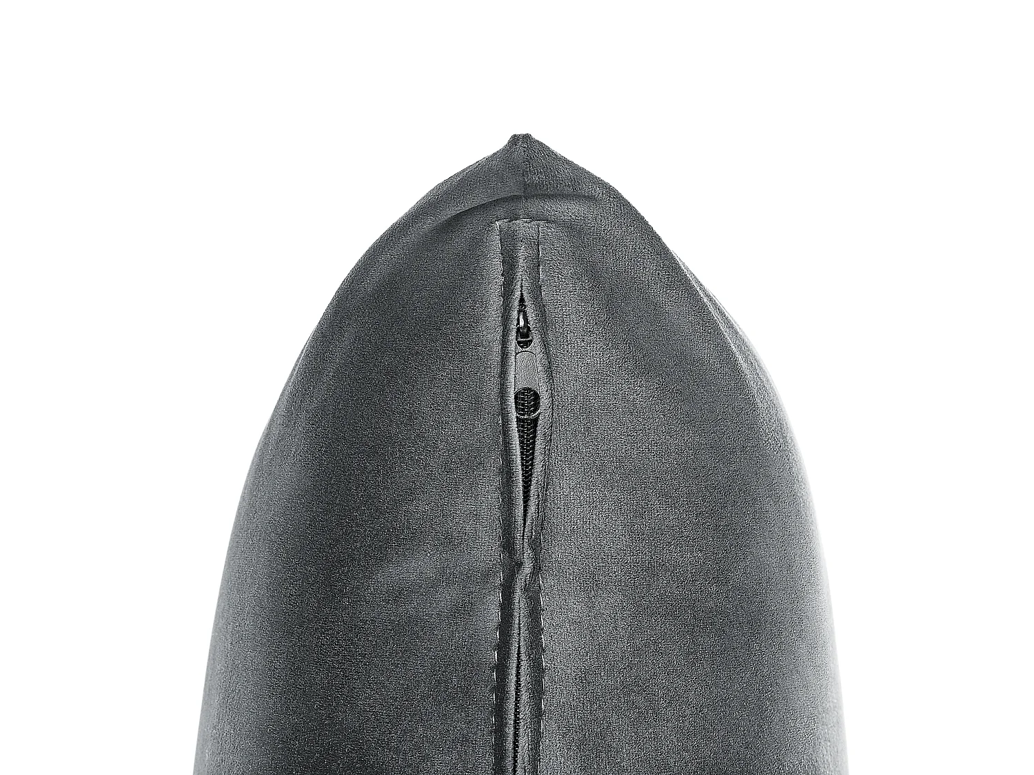 Chaise longue GUERET Veludo Cinzento