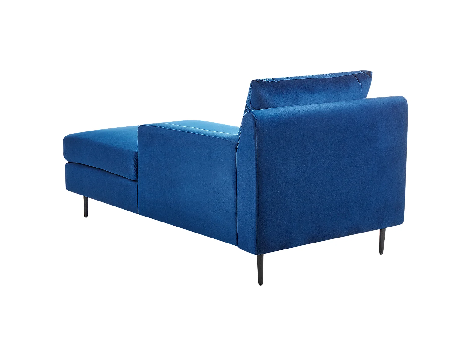 Chaise longue GUERET Velours Bleu marine