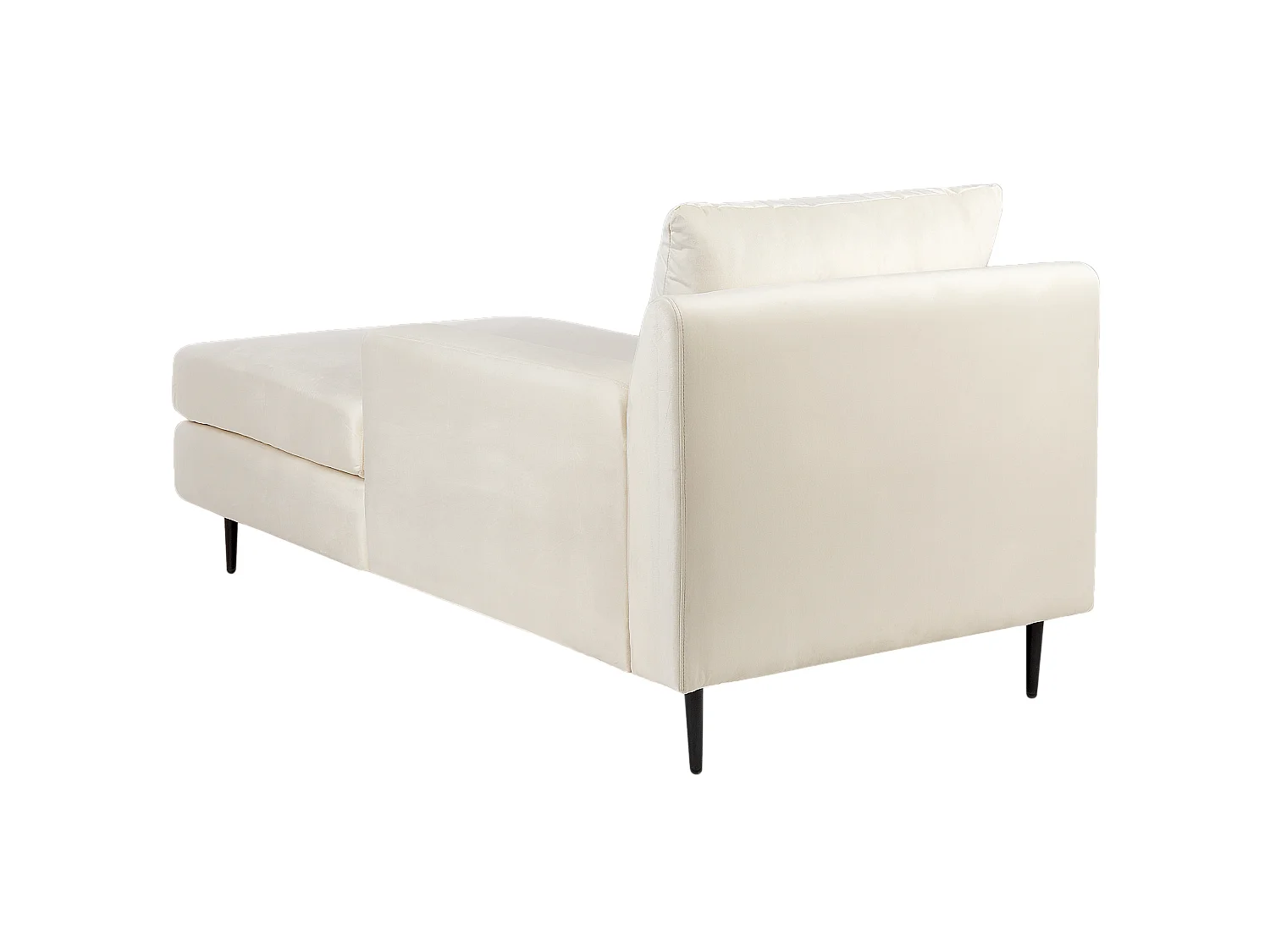 Chaise longue GUERET Velours Beige