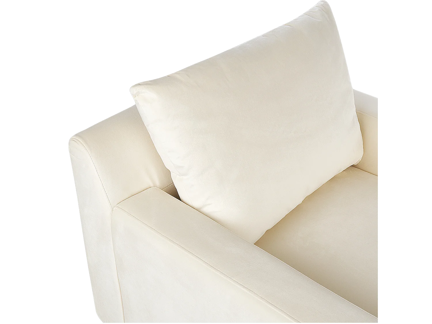 Chaise longue GUERET Velours Beige