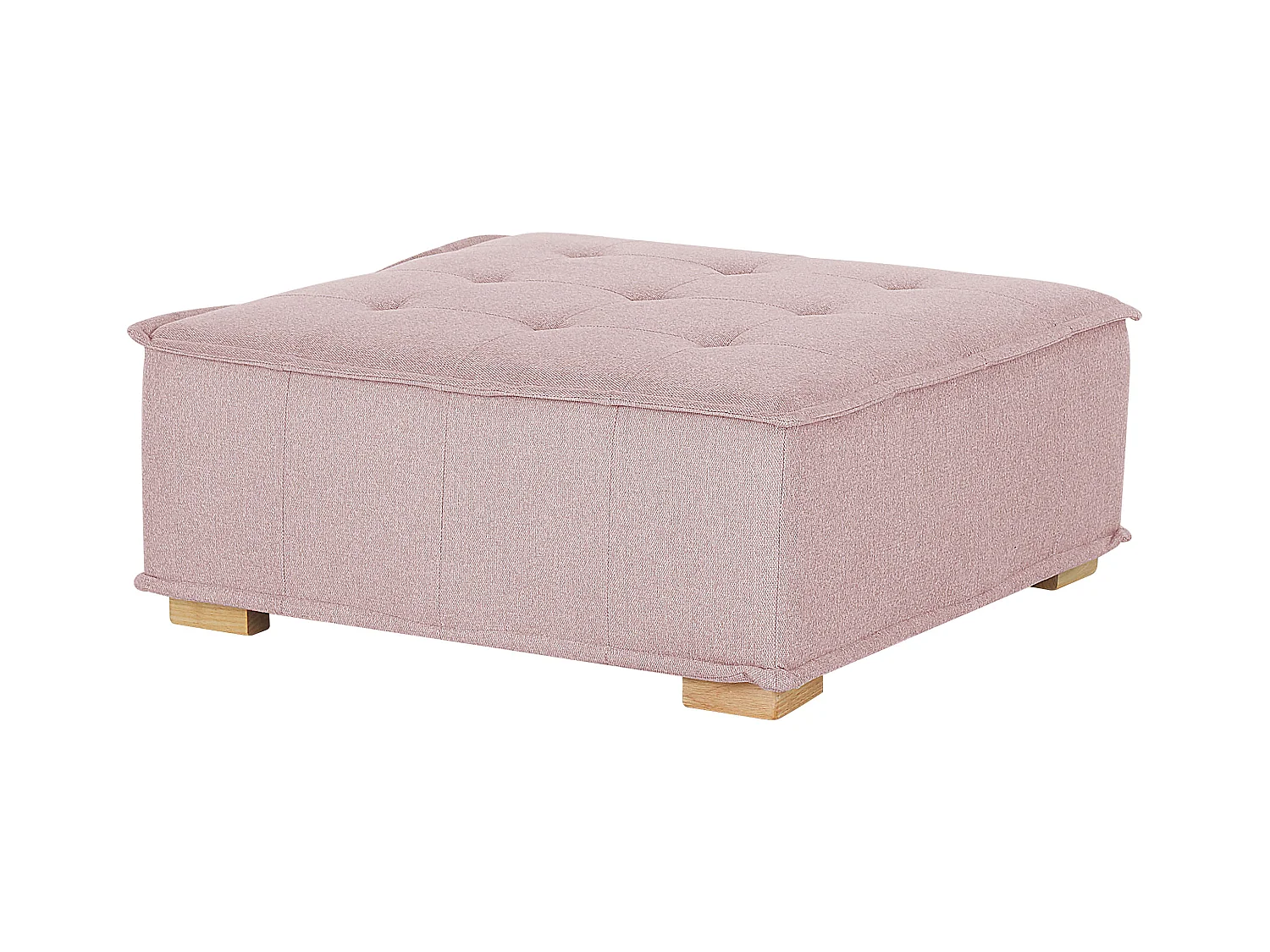 Modułowy komplet wypoczynkowy TIBRO Różowy dla 4 osób