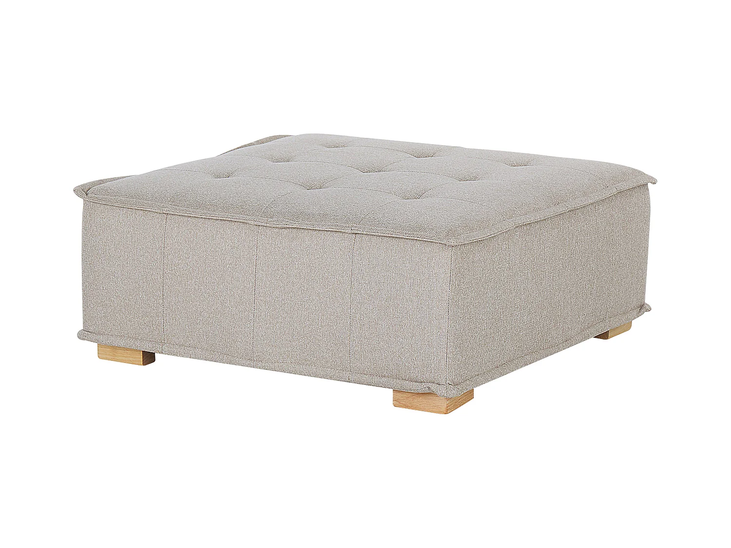 Modulaire bankenset TIBRO Stof Lichtbeige 4-zitter