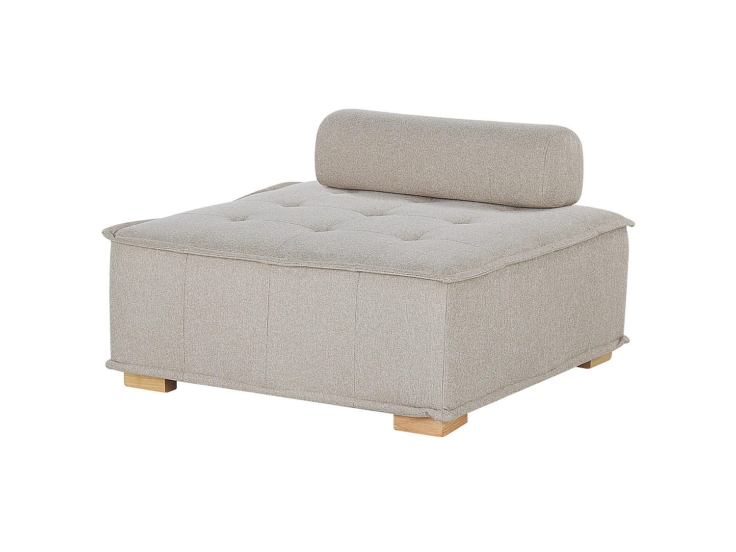 Modulsofa Set TIBRO Stoff Hellbeige 4-Sitzer
