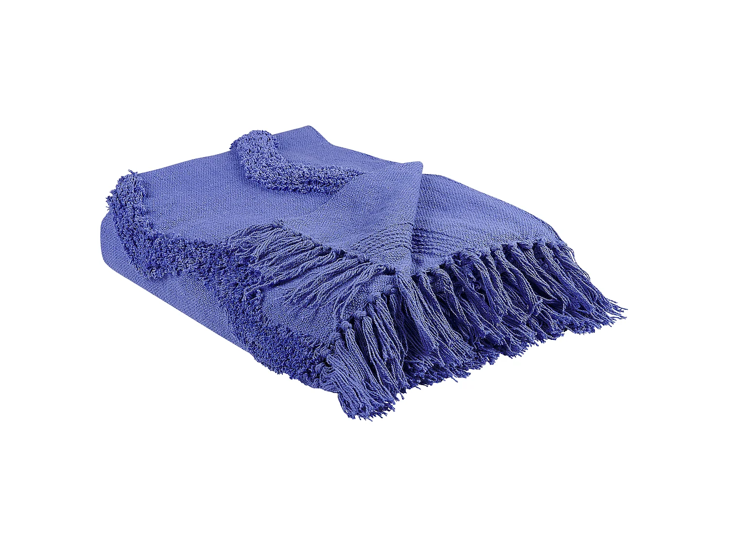 Blanket KHARI Cotton 125 x 150 cm Violet
