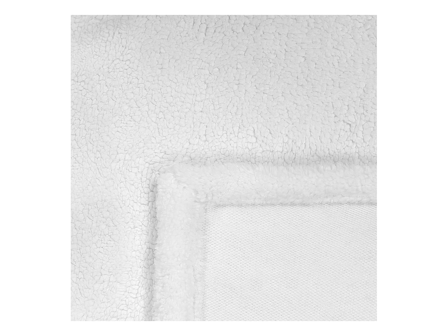 Plaid MIRGE 125 x 150 cm Wit