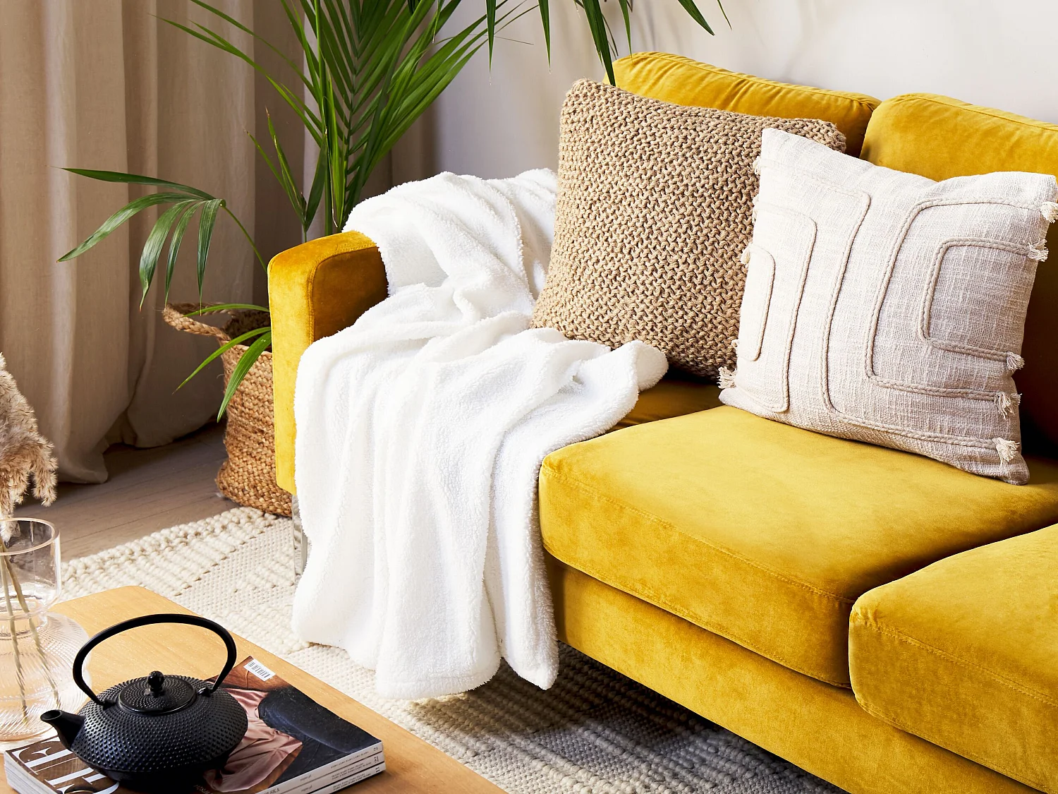 Couverture MIRGE 125 x 150 cm Blanc