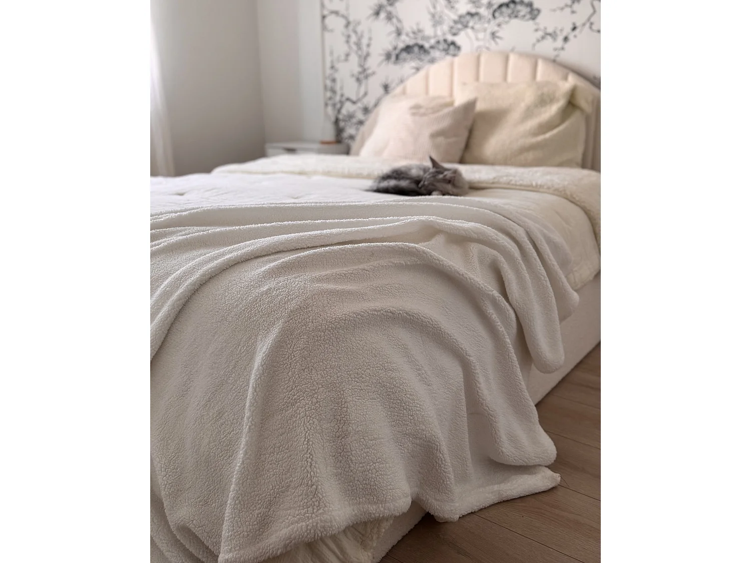 Couverture MIRGE 125 x 150 cm Blanc