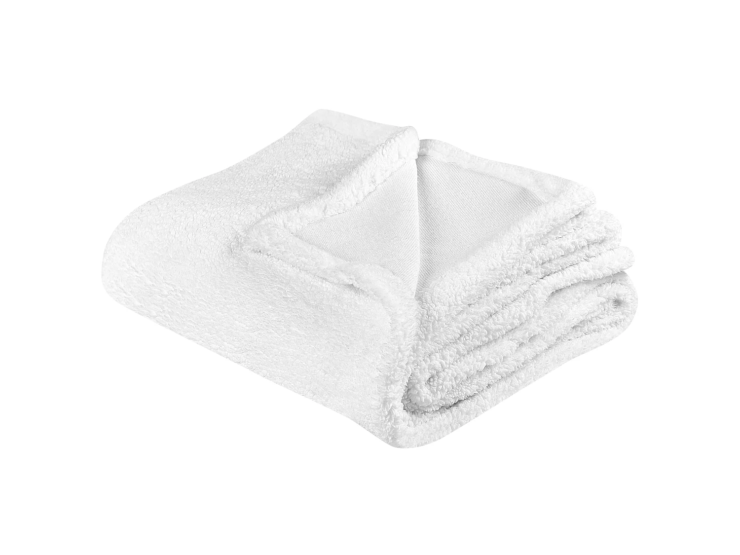Kuscheldecke MIRGE 125 x 150 cm Weiss
