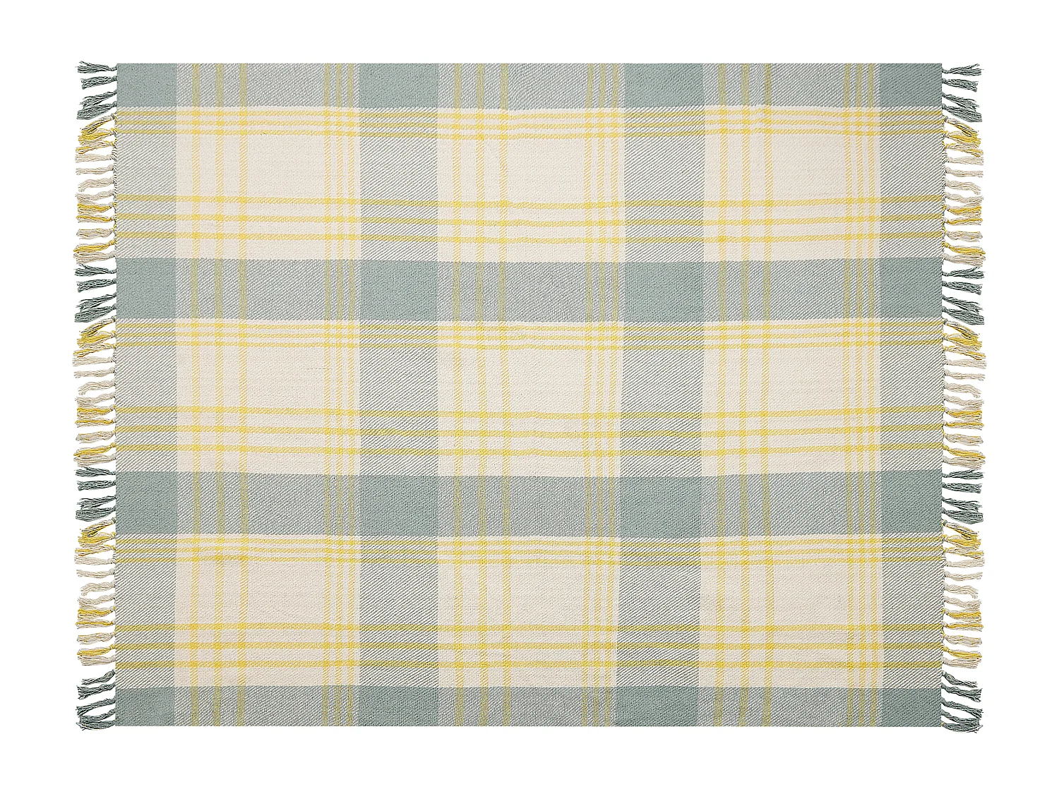 Koc BETALI Bawełna 125 x 150 cm Żółty