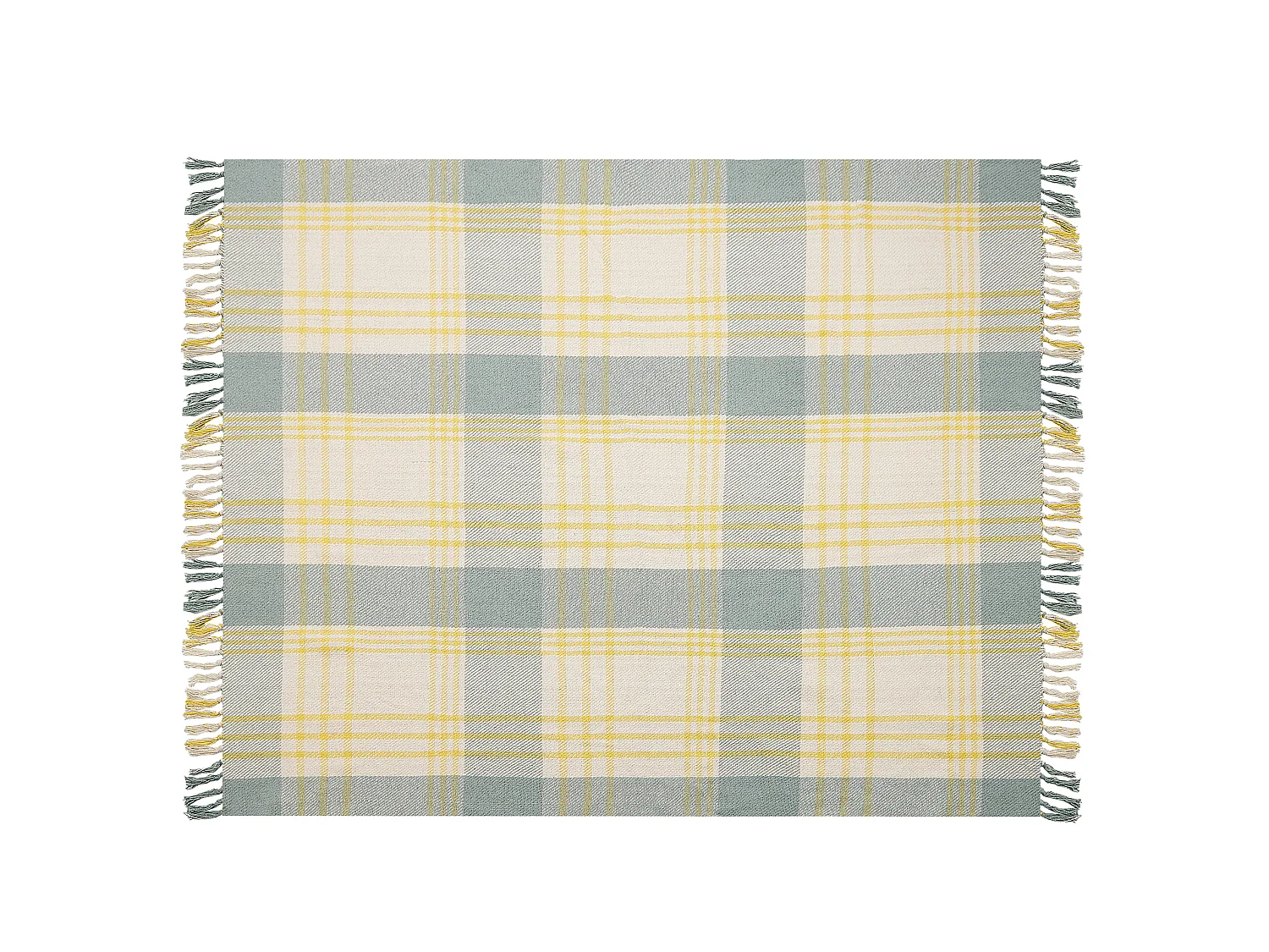 Kuscheldecke BETALI Baumwolle 125 x 150 cm Gelb